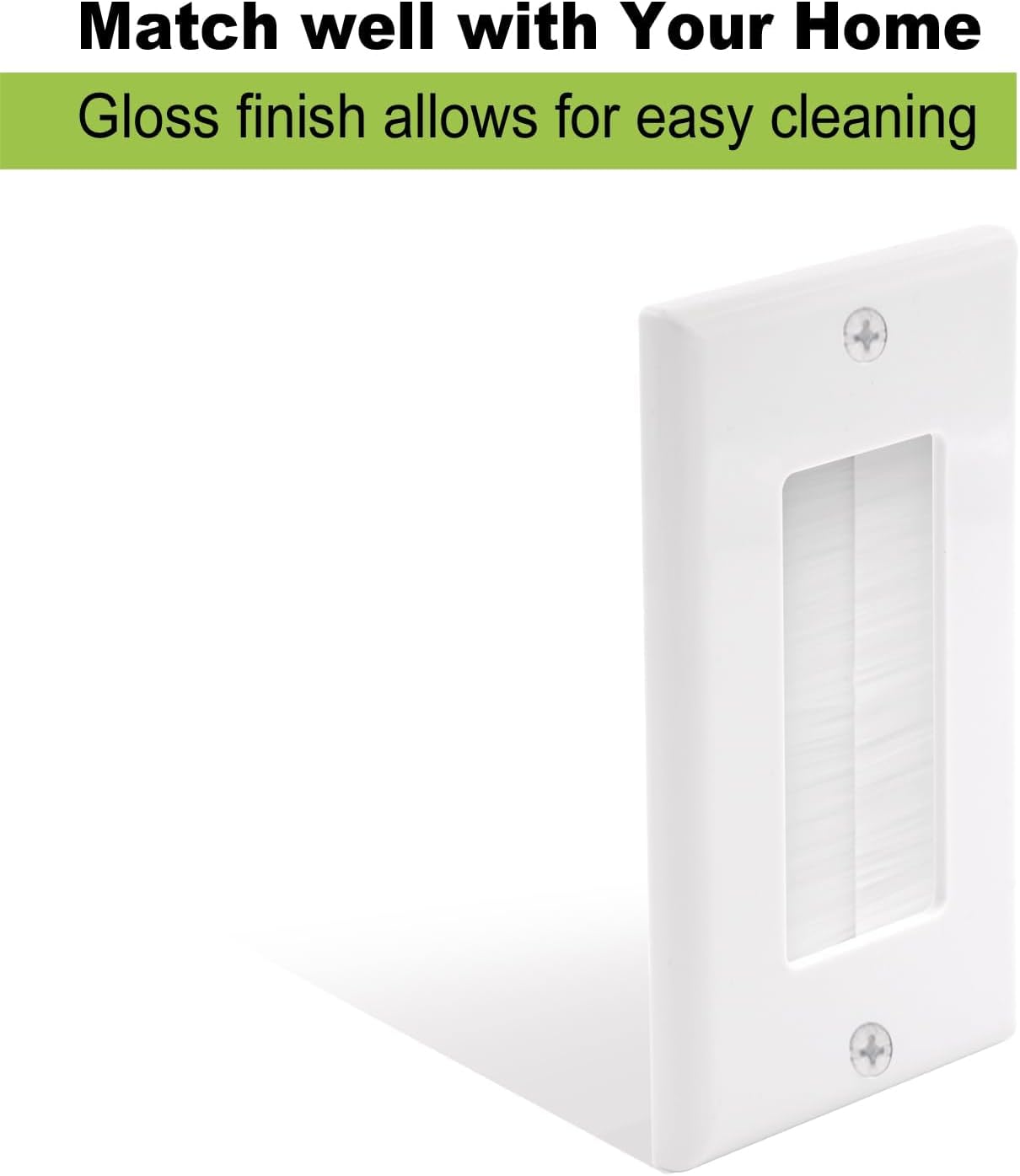 LEENUE Brush Wall Plate