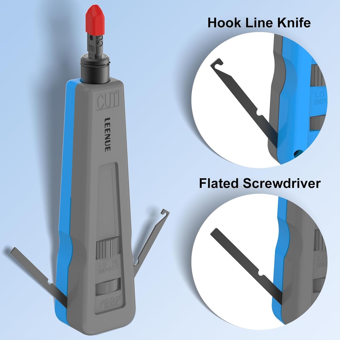 LEENUE 110 Ethernet Keystone Punch Down Tool