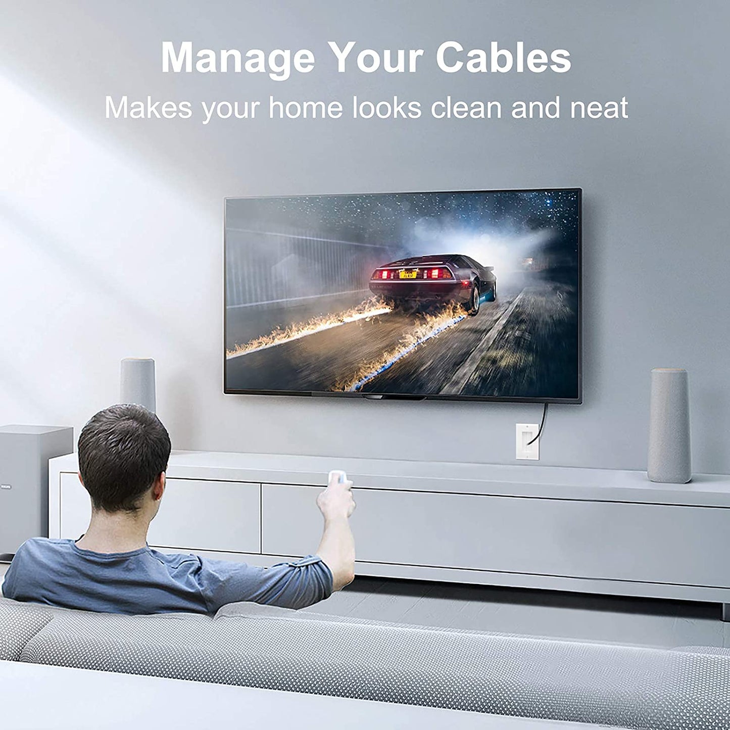 Single Gang Brush Wall Plate