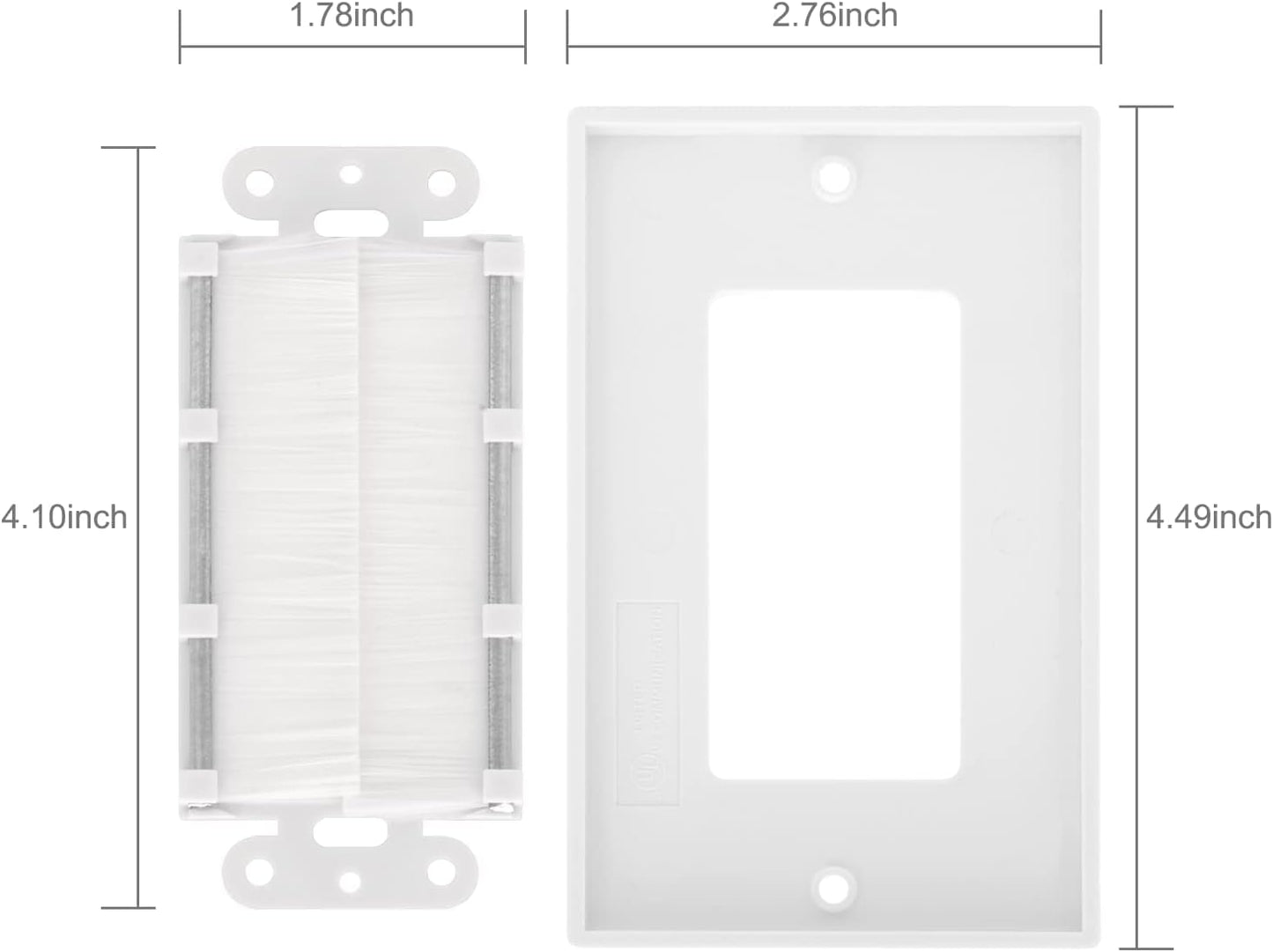 LEENUE Brush Wall Plate