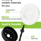 LEENUE Slim Round in Wall Cable Management Kit