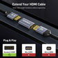 LEENUE HDMI Coupler 8K Female to Female Connector, HDMI 2.1 Aluminum Adapter, 8K@60Hz / 4K@120Hz, 2 Pack