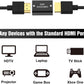 LEENUE HDMI Coupler 8K, Female to Female 2.1 HDMI Adapter, HDMI Connector 8K@60Hz / 4K@120Hz HDR Extender, 2 Pack