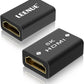 LEENUE HDMI Coupler 8K, Female to Female 2.1 HDMI Adapter, HDMI Connector 8K@60Hz / 4K@120Hz HDR Extender, 2 Pack