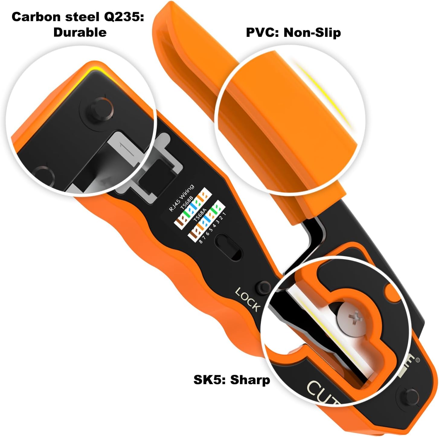 RJ45 All-in-one Cable Stripper Cutter Tool
