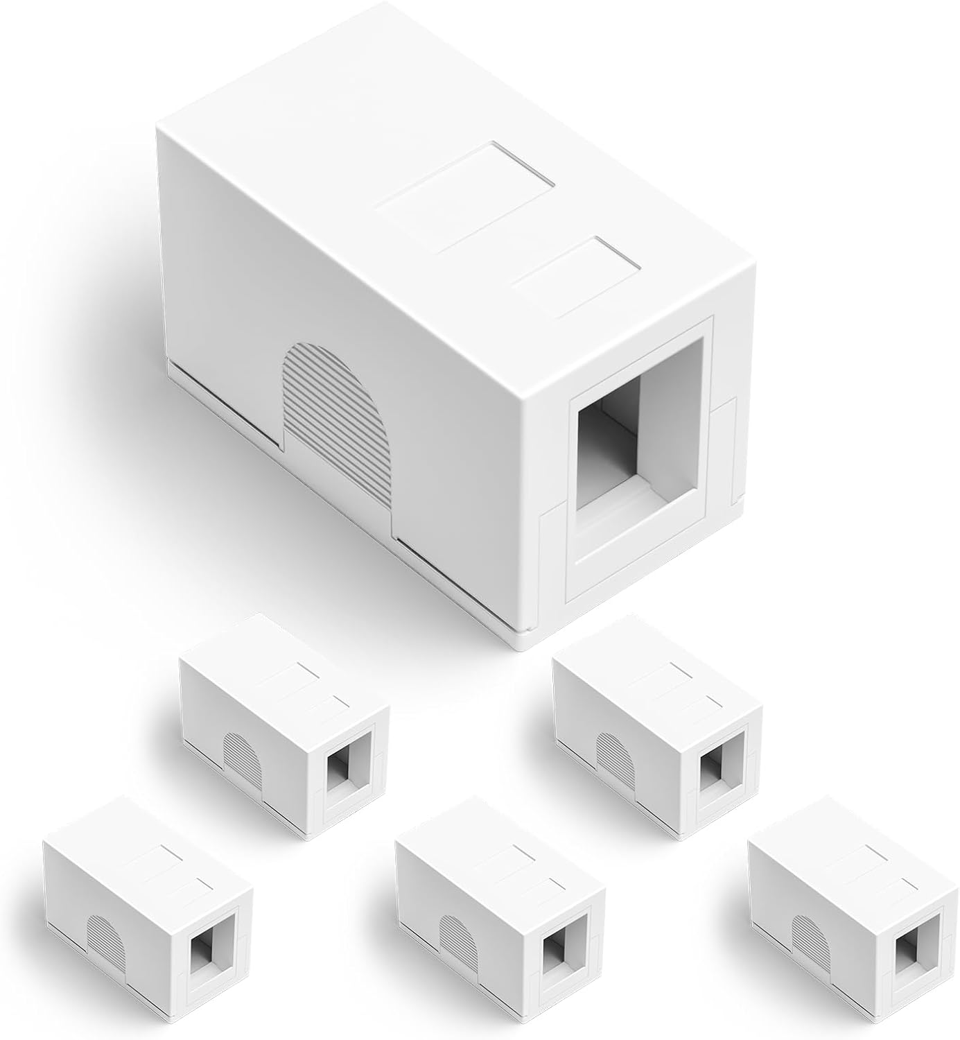LEENUE UTP 1-Port Keystone Jack Surface Mount Box