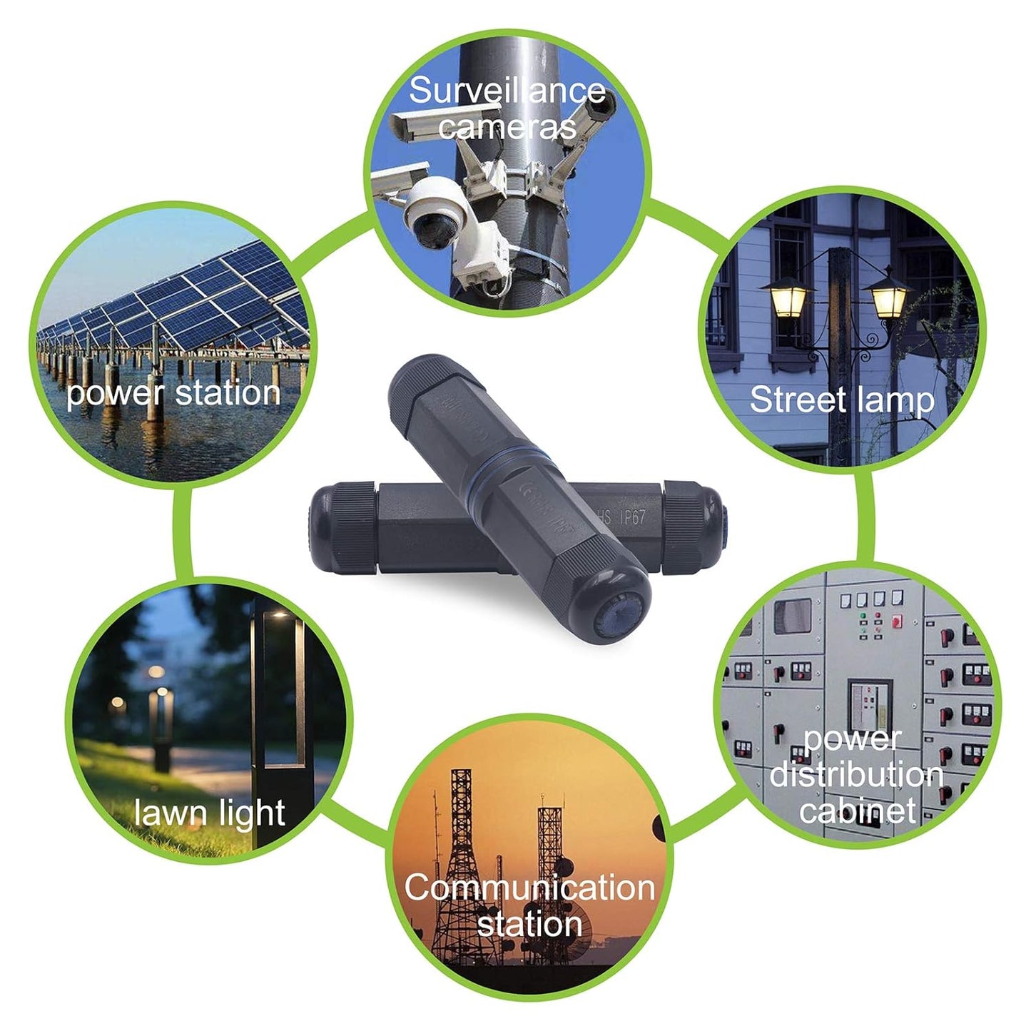 IP68 Cat6 RJ45 Waterproof Couple