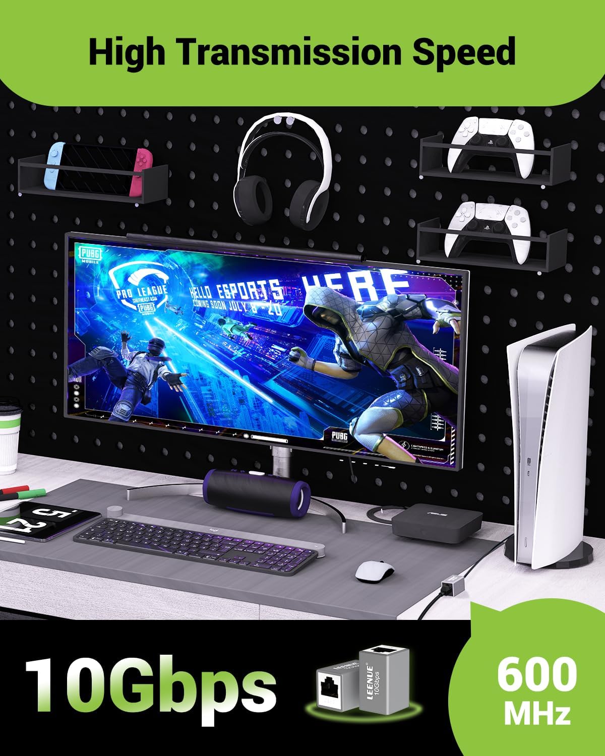 LEENUE Ethernet Coupler Female to Female