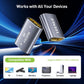 LEENUE HDMI Coupler 8K Female to Female Connector, HDMI 2.1 Aluminum Adapter, 8K@60Hz / 4K@120Hz, 2 Pack