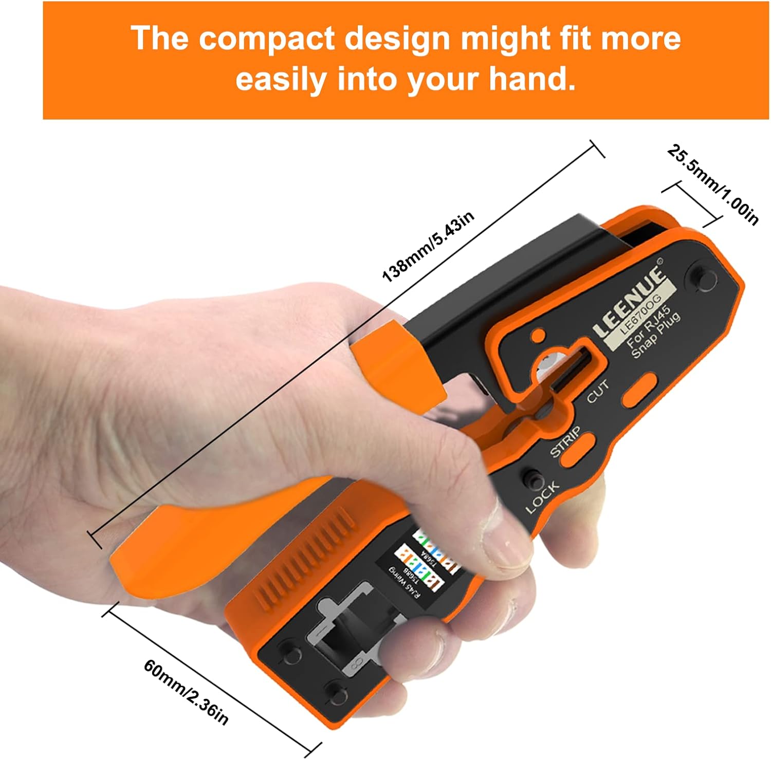RJ45 All-in-one Cable Stripper Cutter Tool