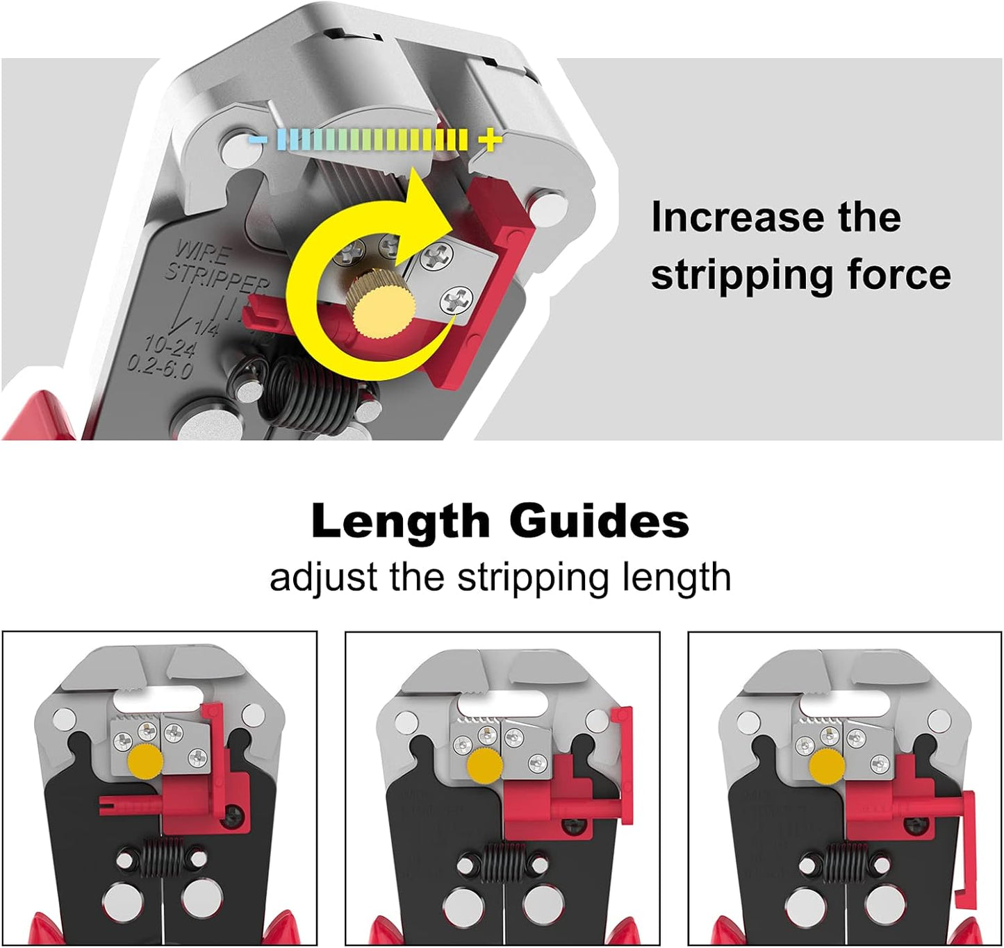 Self Adjusting Wire Stripper 3 in 1