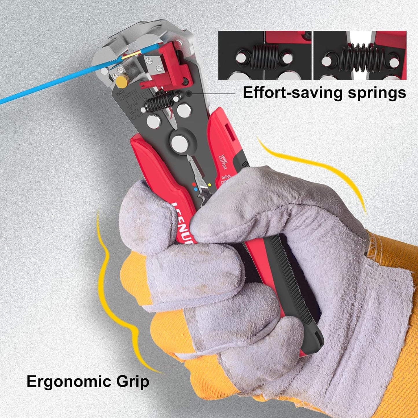 Self Adjusting Wire Stripper 3 in 1