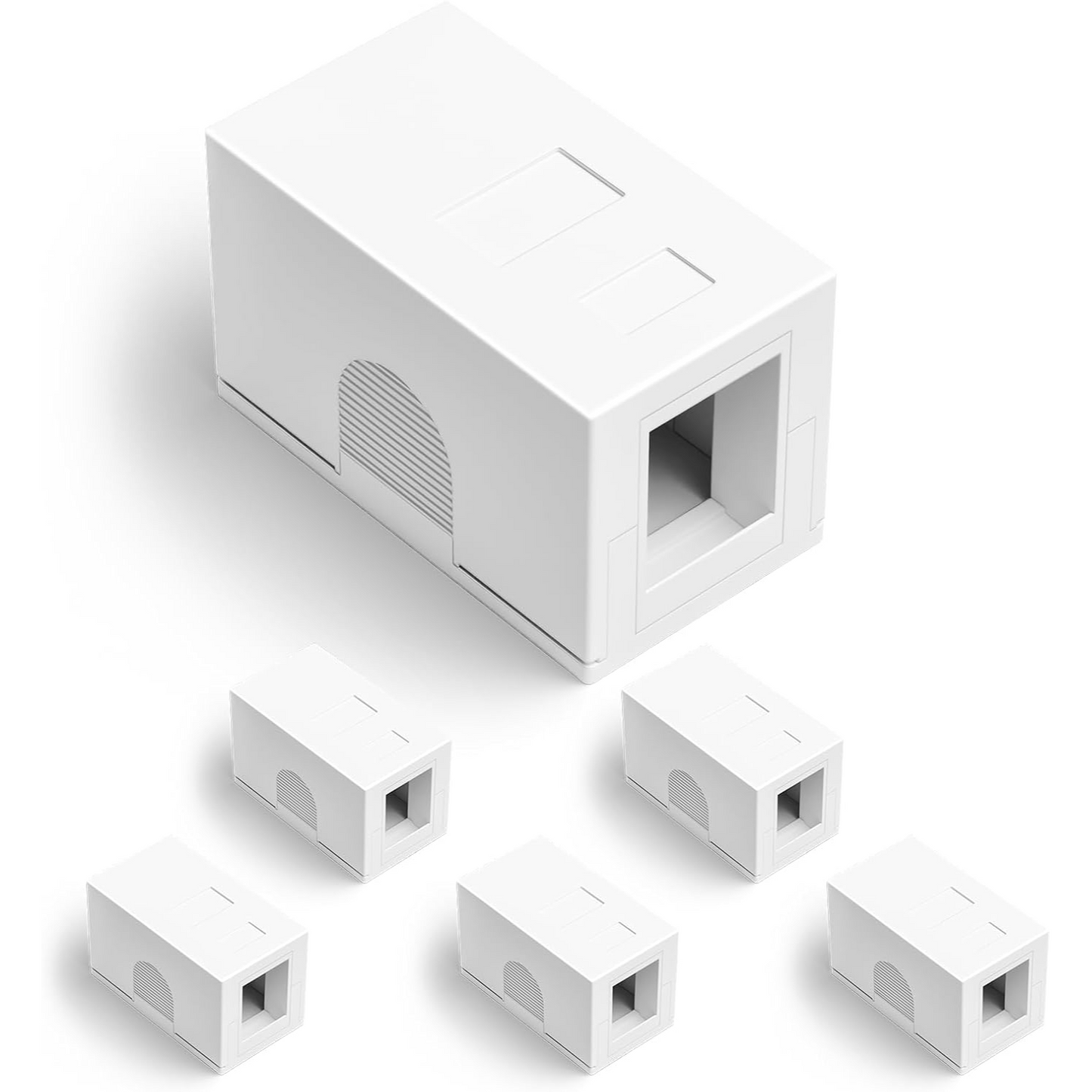 LEENUE UTP 1-Port Keystone Jack Surface Mount Box