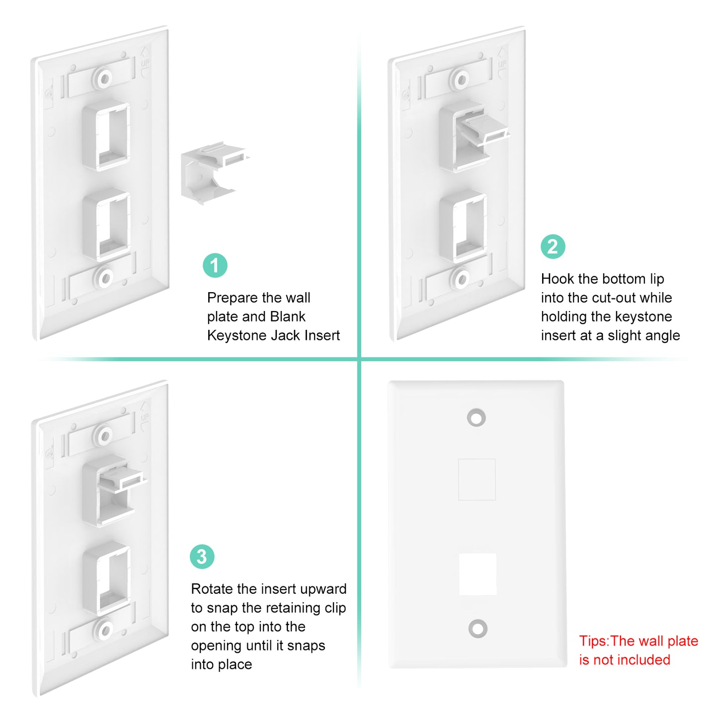 Blank Keystone Jack