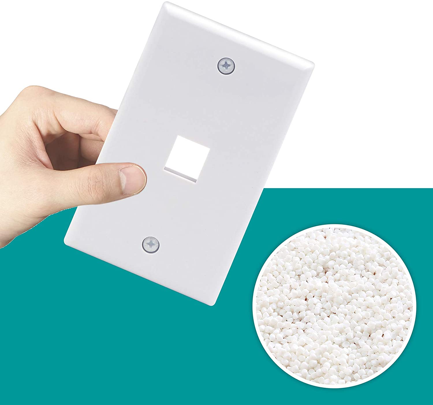 Ethernet Wall Plate 1 Port