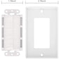 Single Gang Brush Wall Plate