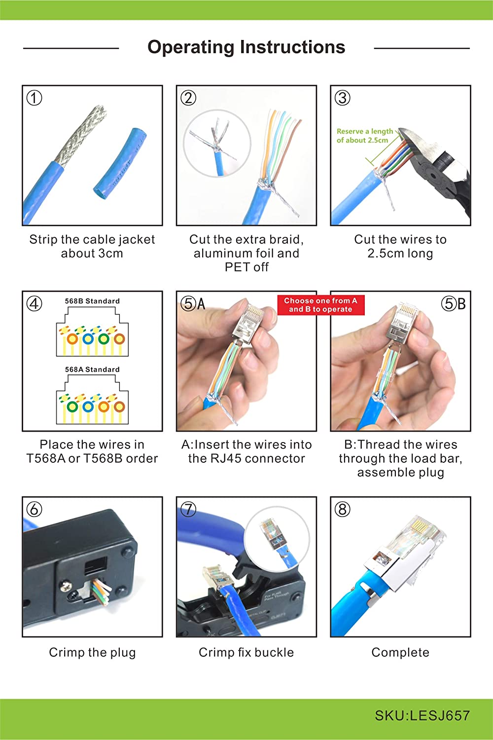 rj45 ez plugs